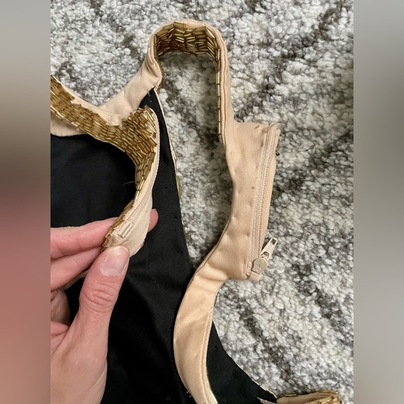 Mac Duggal Black and Gold Formal Gown - Picture 9 of 12